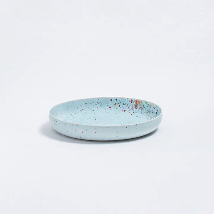 Party Pasta Plate - Blue