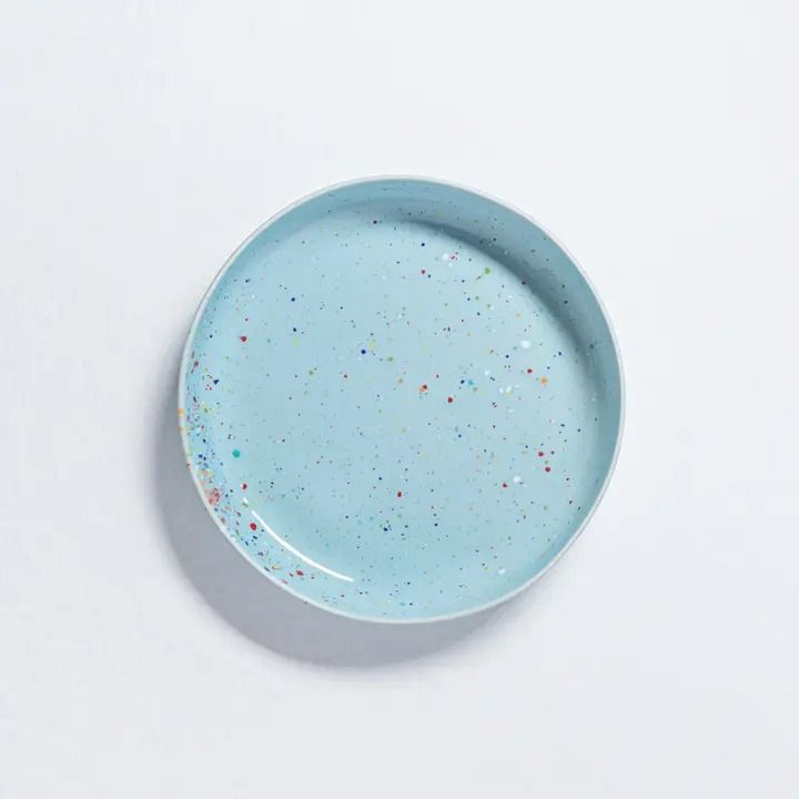 Party Pasta Plate - Blue