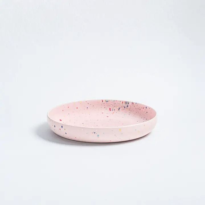 Party Pasta Plate - Pink