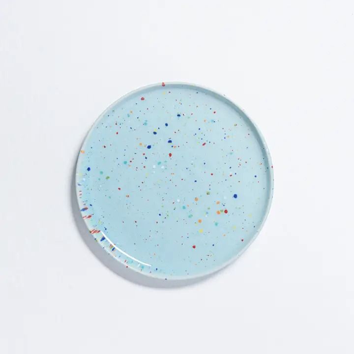 Party Salad Plate 22cm - Blue