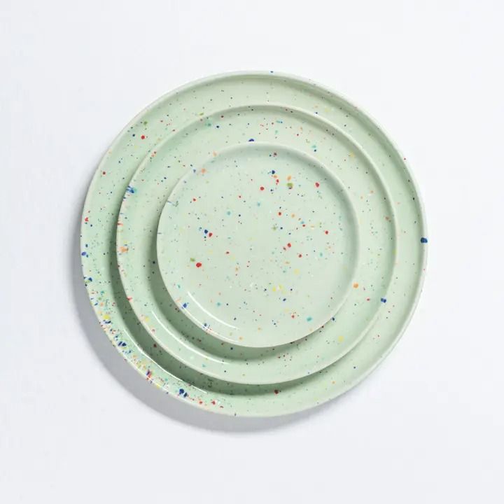 Party Salad Plate 22cm - Green