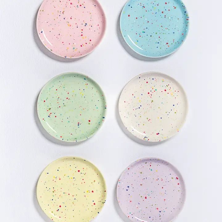 Party Bread Plate 17cm - Lilac