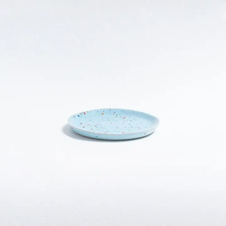 Party Bread Plate 17cm - Blue
