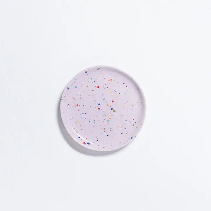 Party Bread Plate 17cm - Lilac