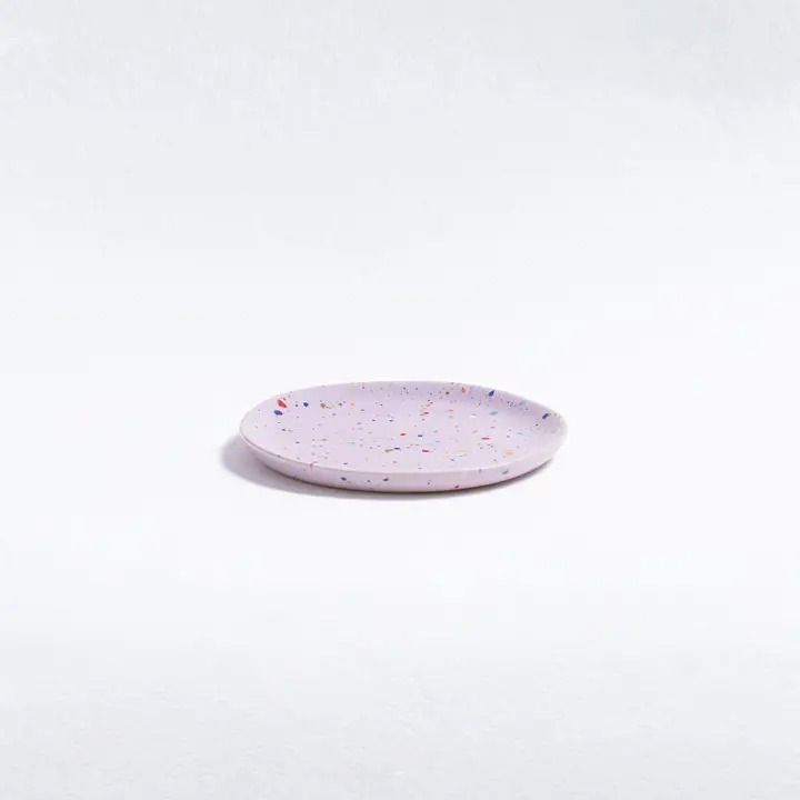 Party Bread Plate 17cm - Lilac