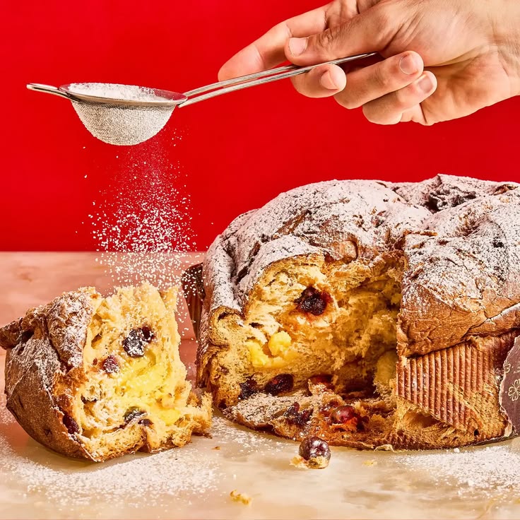 Ottolenghi Sour Cherry and Custard Panettone 1kg gift box