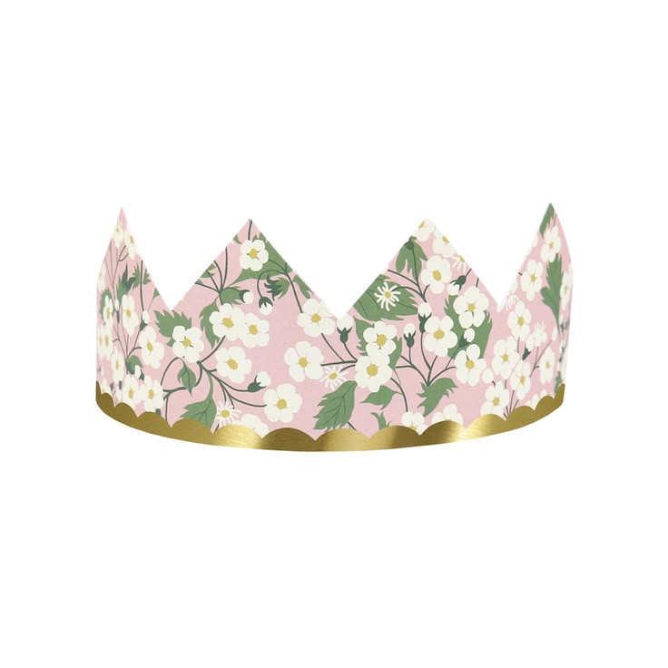 Meri Meri x Liberty Party Crowns (Pack of 8 in 8 colors)