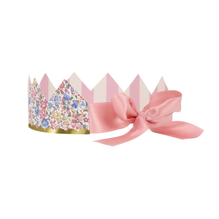Meri Meri x Liberty Party Crowns (Pack of 8 in 8 colors)