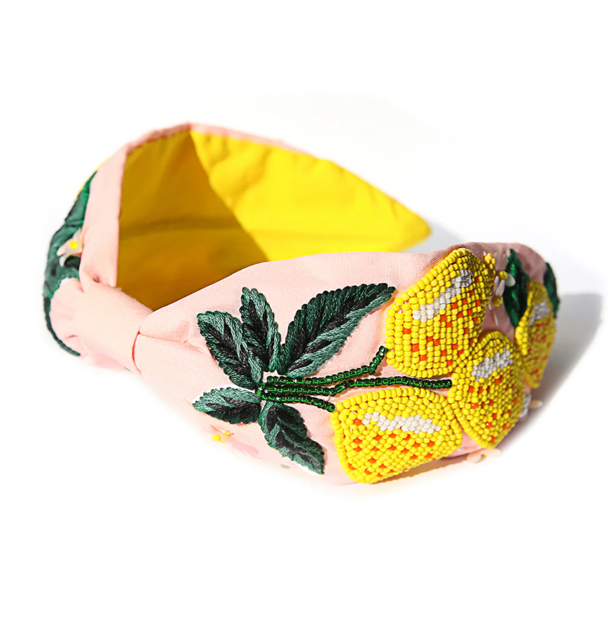 Lemons Headband - Yellow