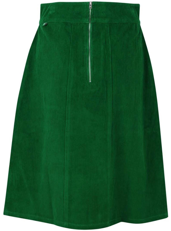 Danemaren Cord Skirt Grass Green - WAS $129.95