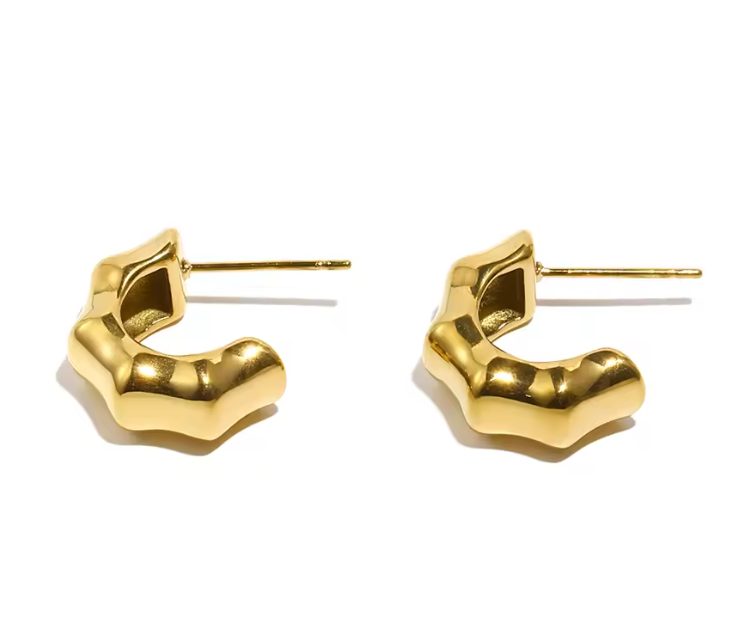Baby Bamboo Earrings - 50% OFF