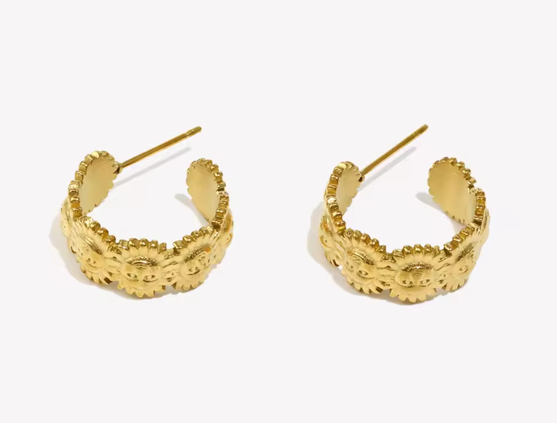 Sunny Side Up Waterproof Earrings - 50% OFF