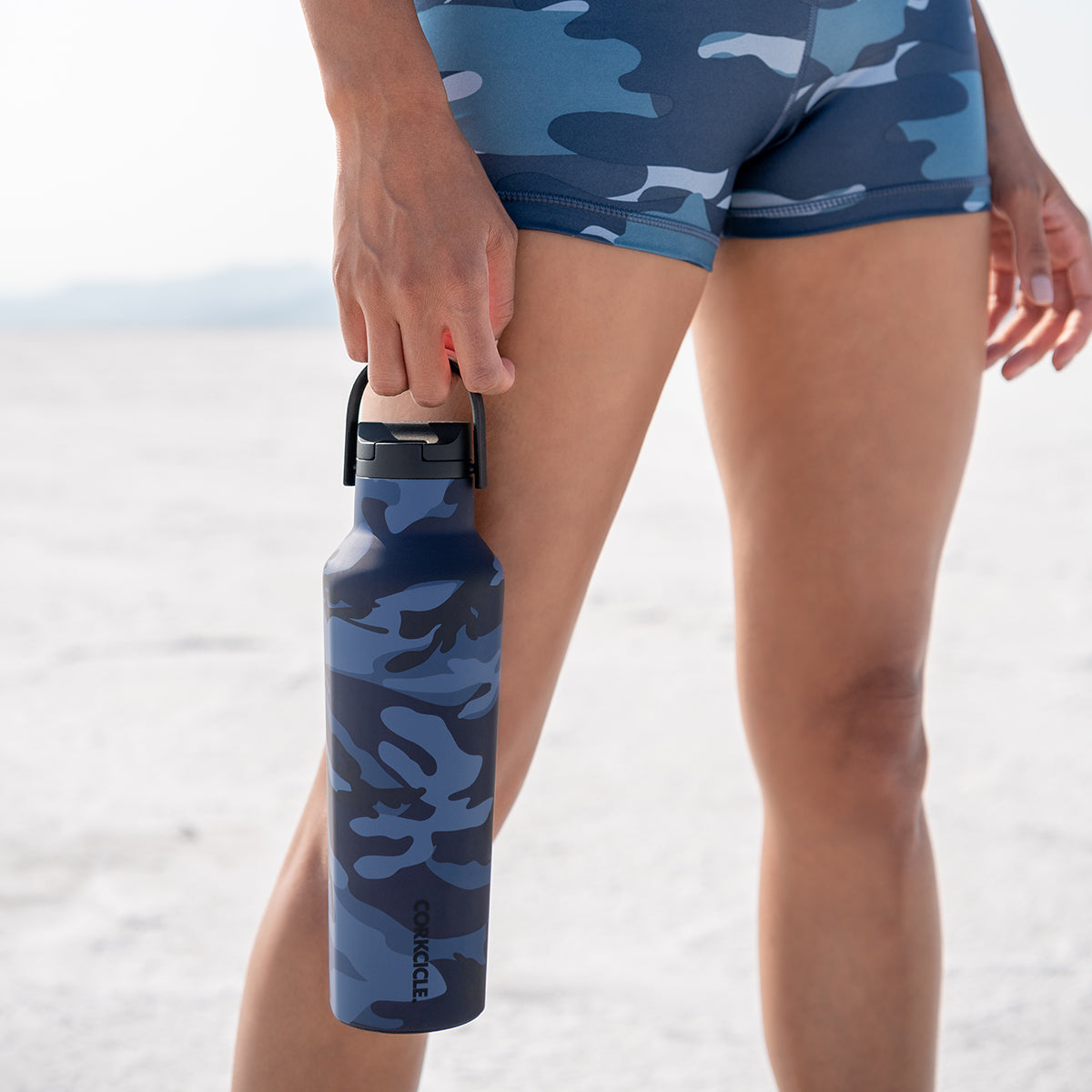Corksicle Series A Sports Canteen 600ml - Navy Camo