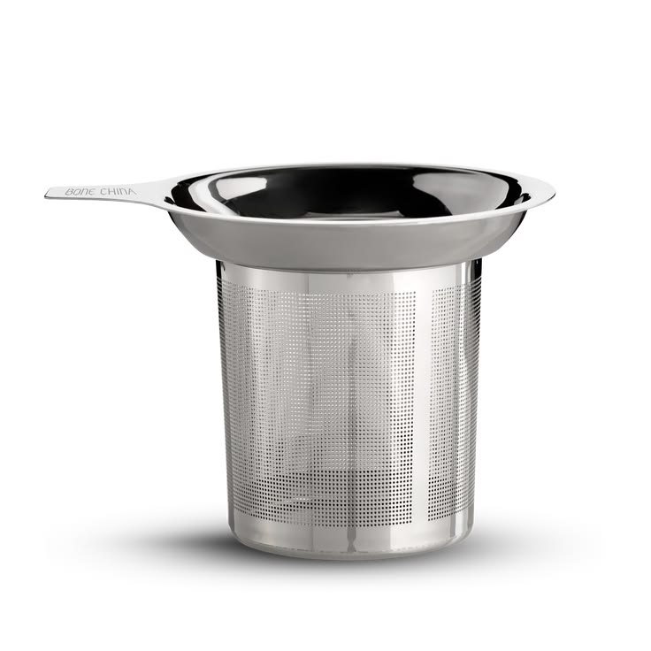 Bone China Tea Infuser - Stainless Steel
