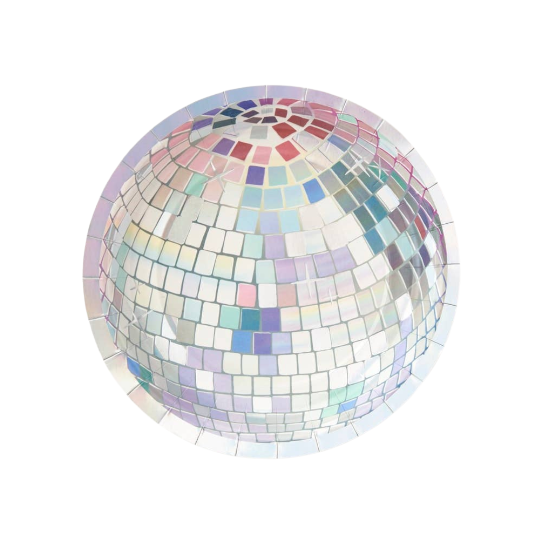 Disco Ball Party Small Disposable Plates