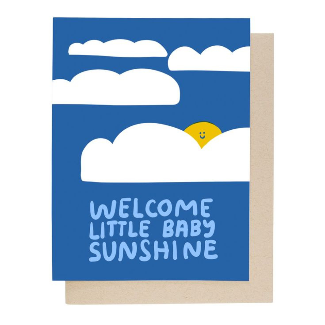 Welcome Baby Sunshine Card