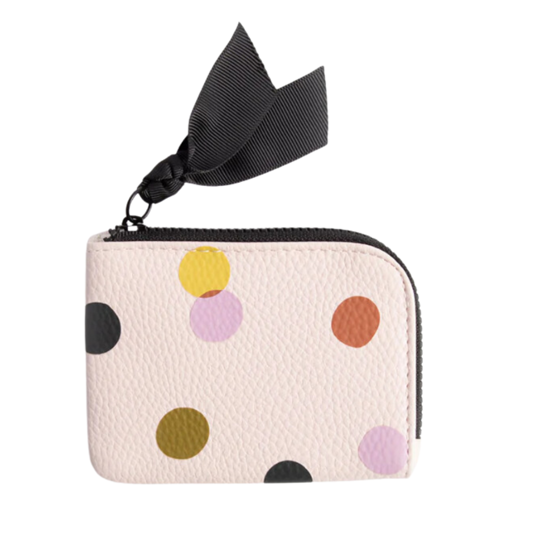 Pale Pink Dotty Coin Purse