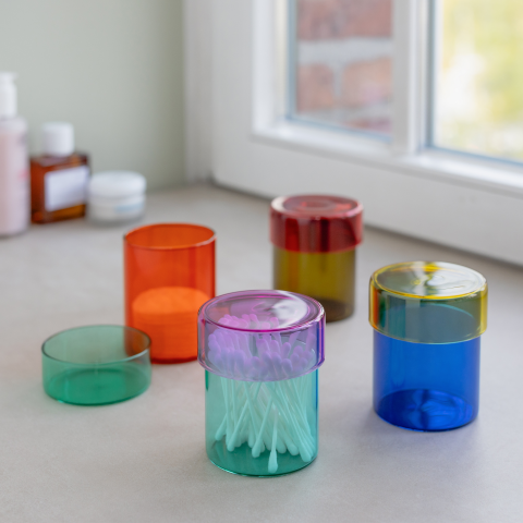 'Cosima' Glass Jar Set