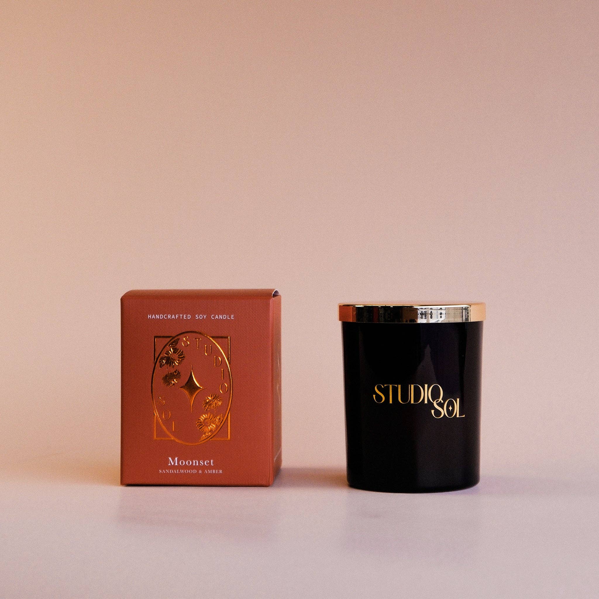 Moonset Candle | Amber + Sandalwood