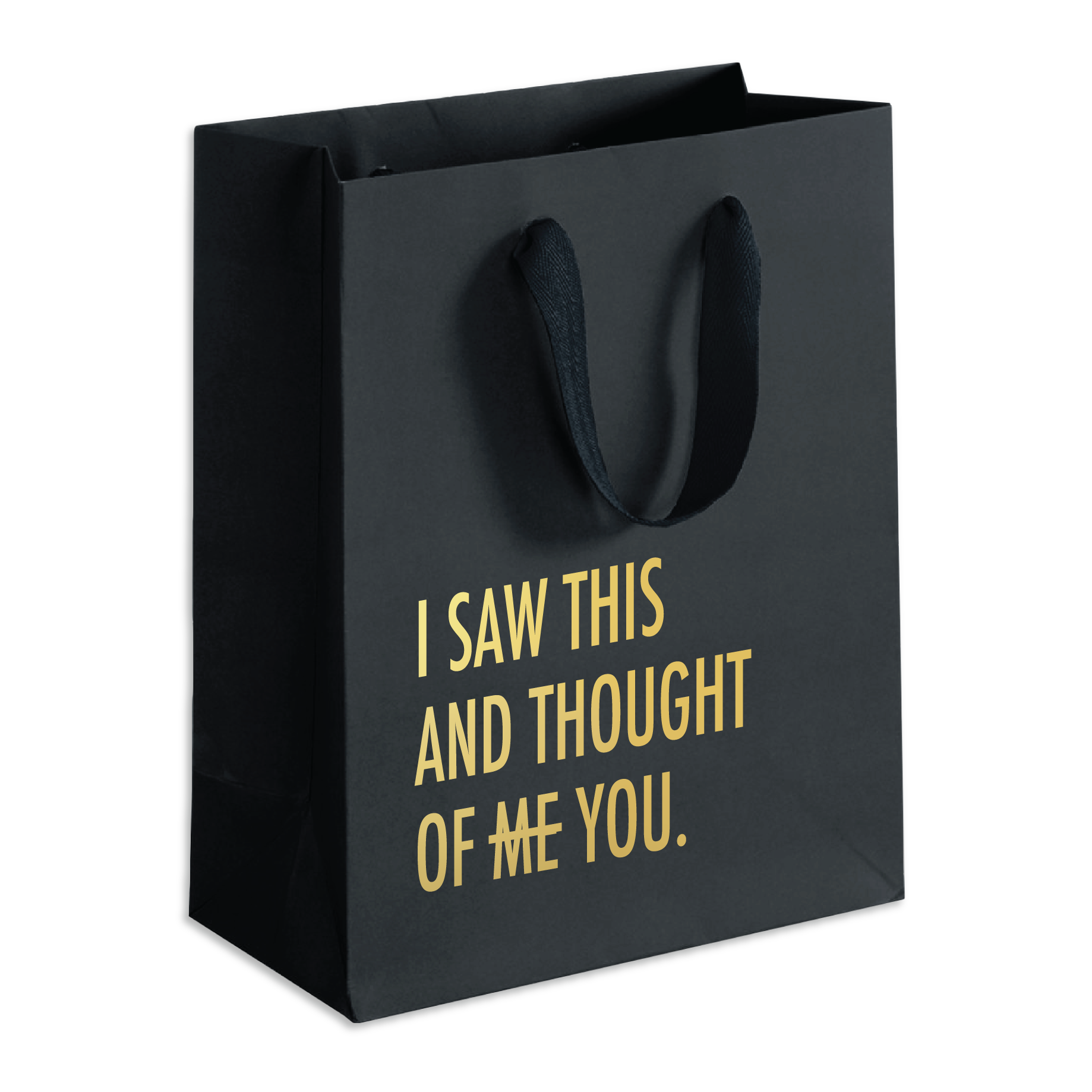 "Thought Of Me Gift" Bag (Black)