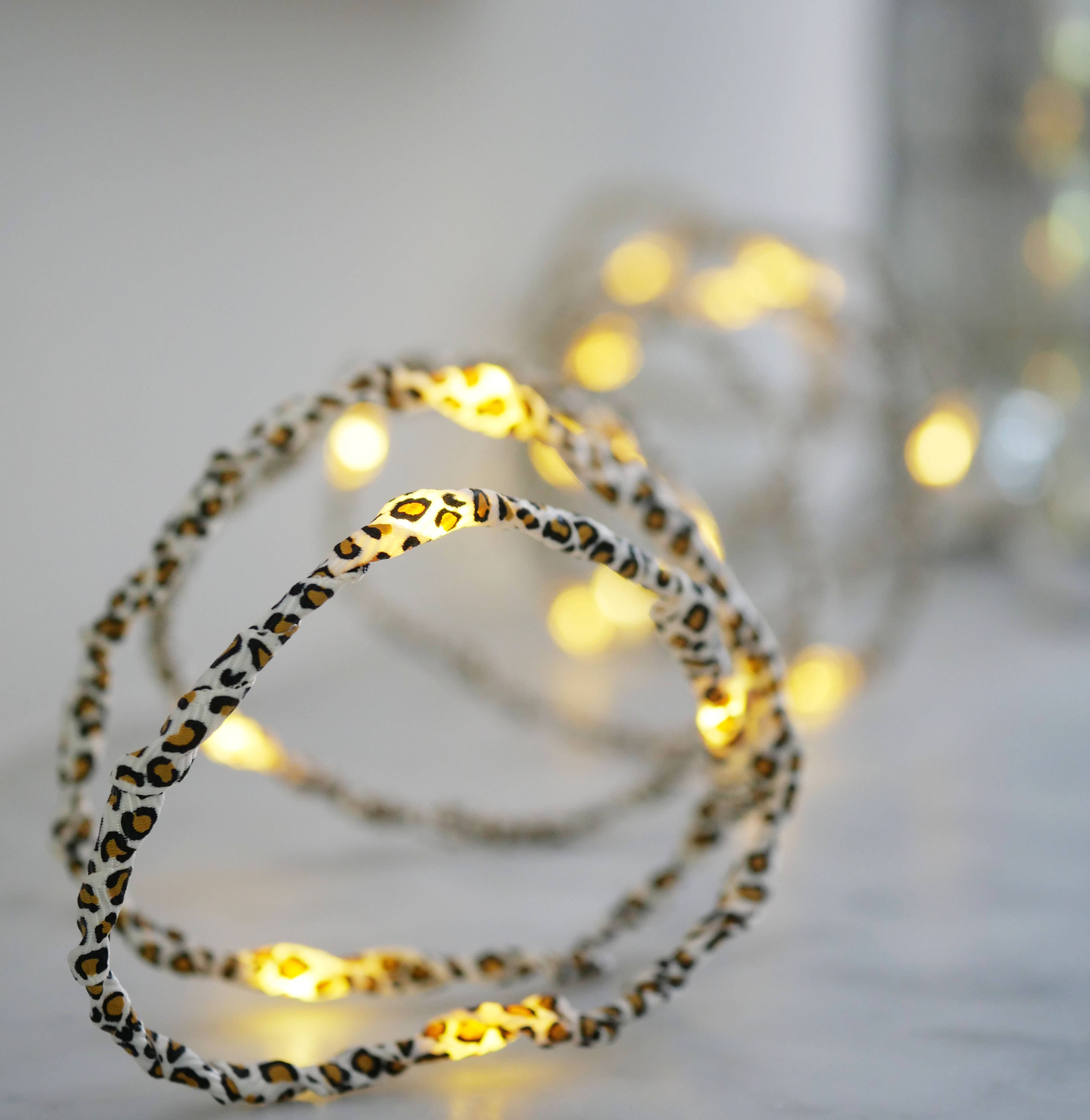 Leopard Print Fairy Light String