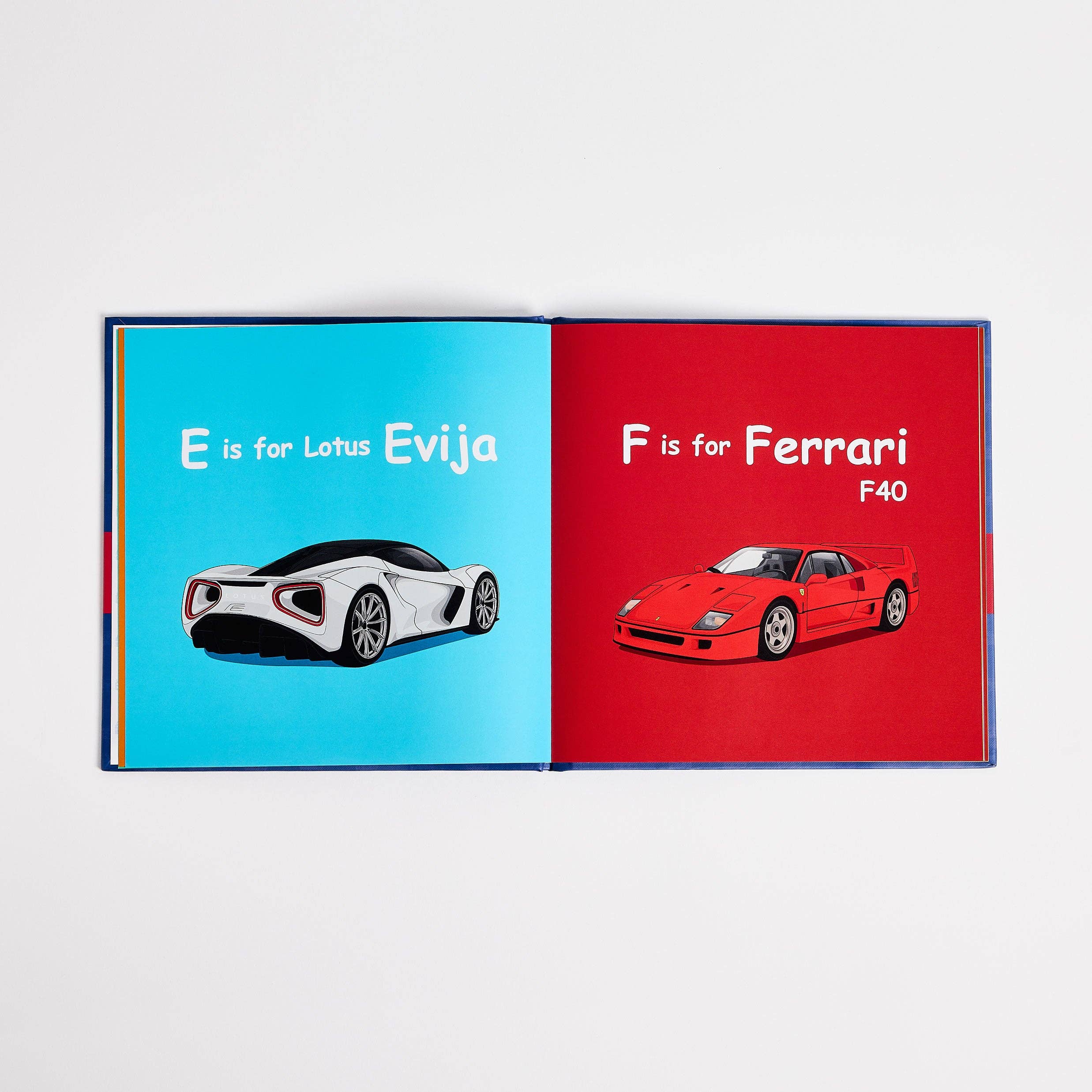Learn the ABCs of Supercars Book