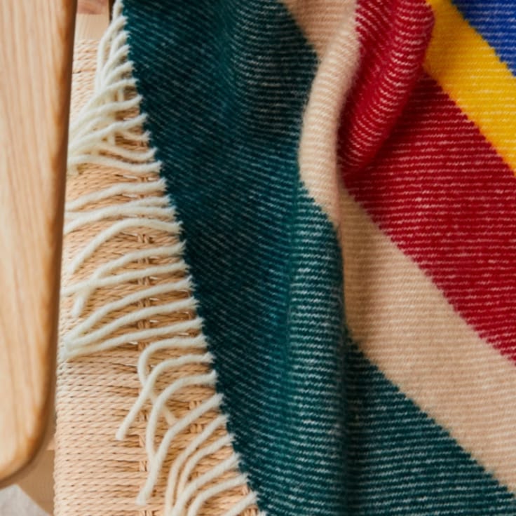 Alaska Pop Wool Throw