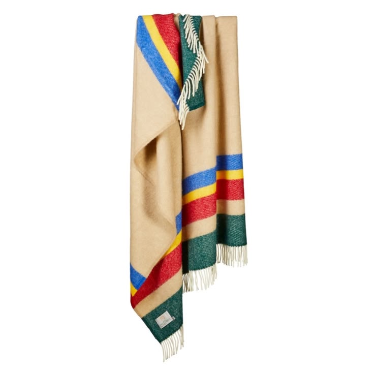 Alaska Pop Wool Throw
