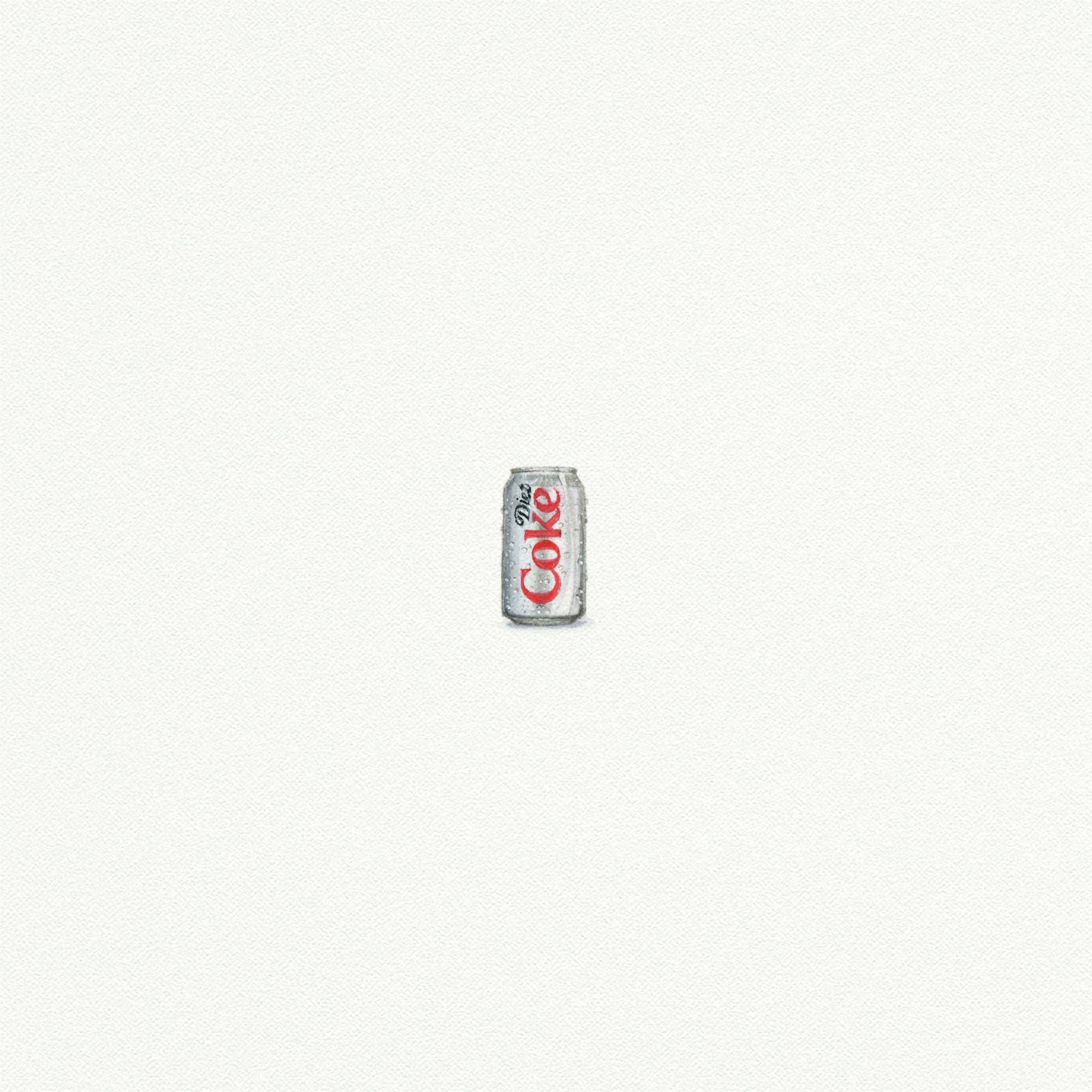 Diet Coke Miniature Watercolour Print