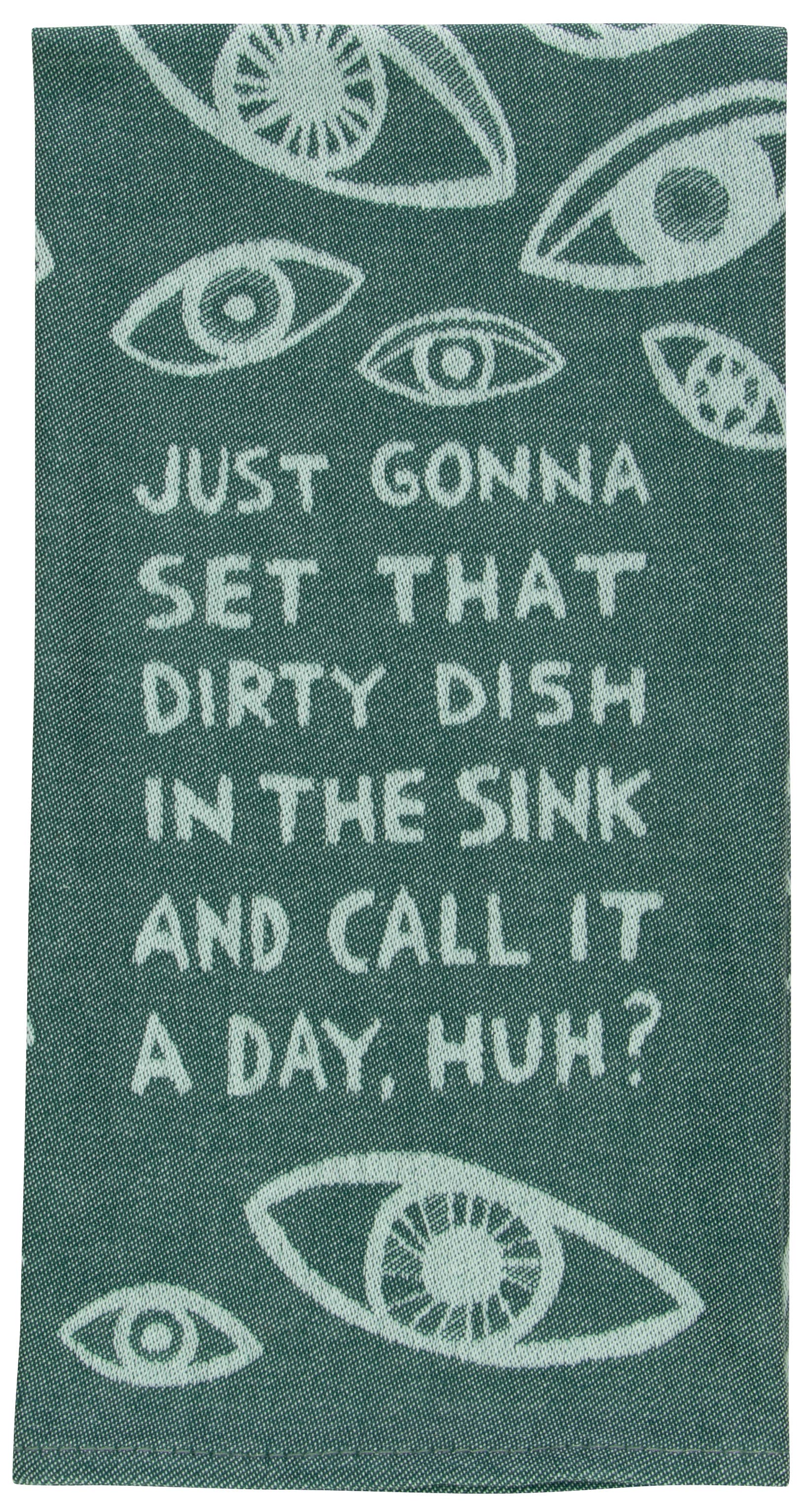 Dish in the Sink Tea Towel