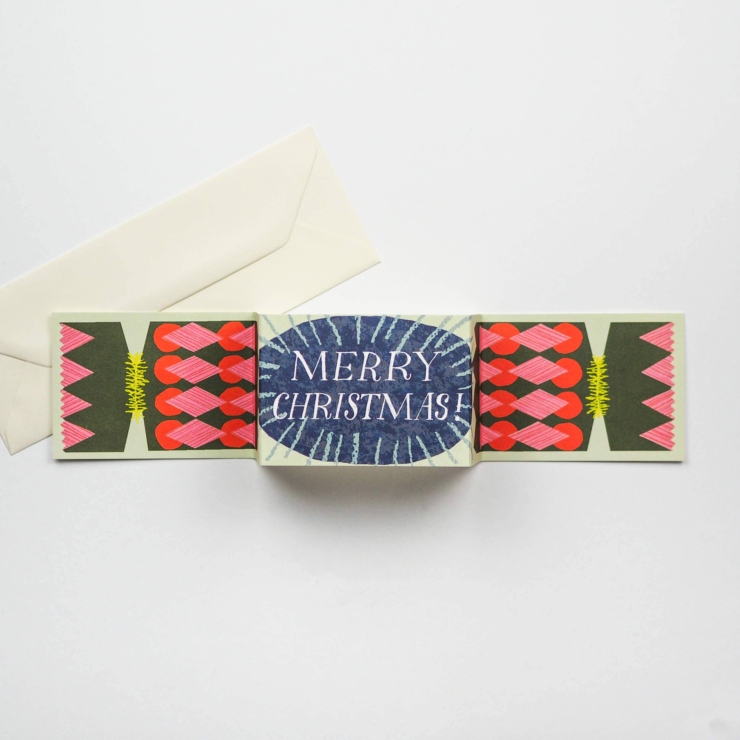 Christmas Cracker Diamond Pull-Out Card