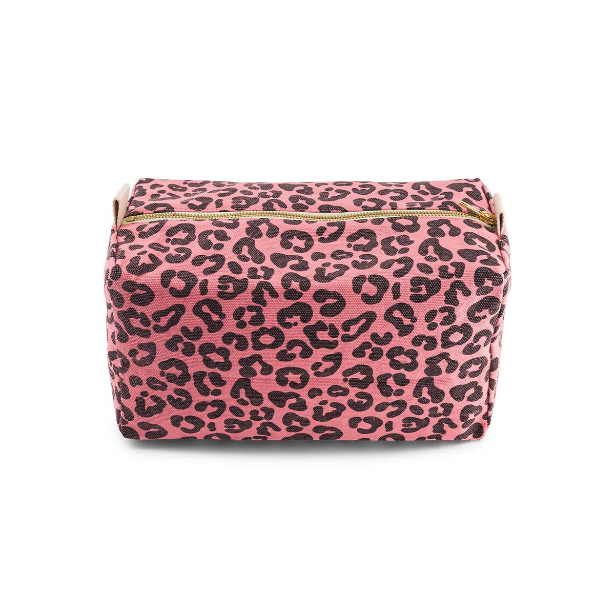 TOILETRY BAG - PINK LEOPARD PRINT