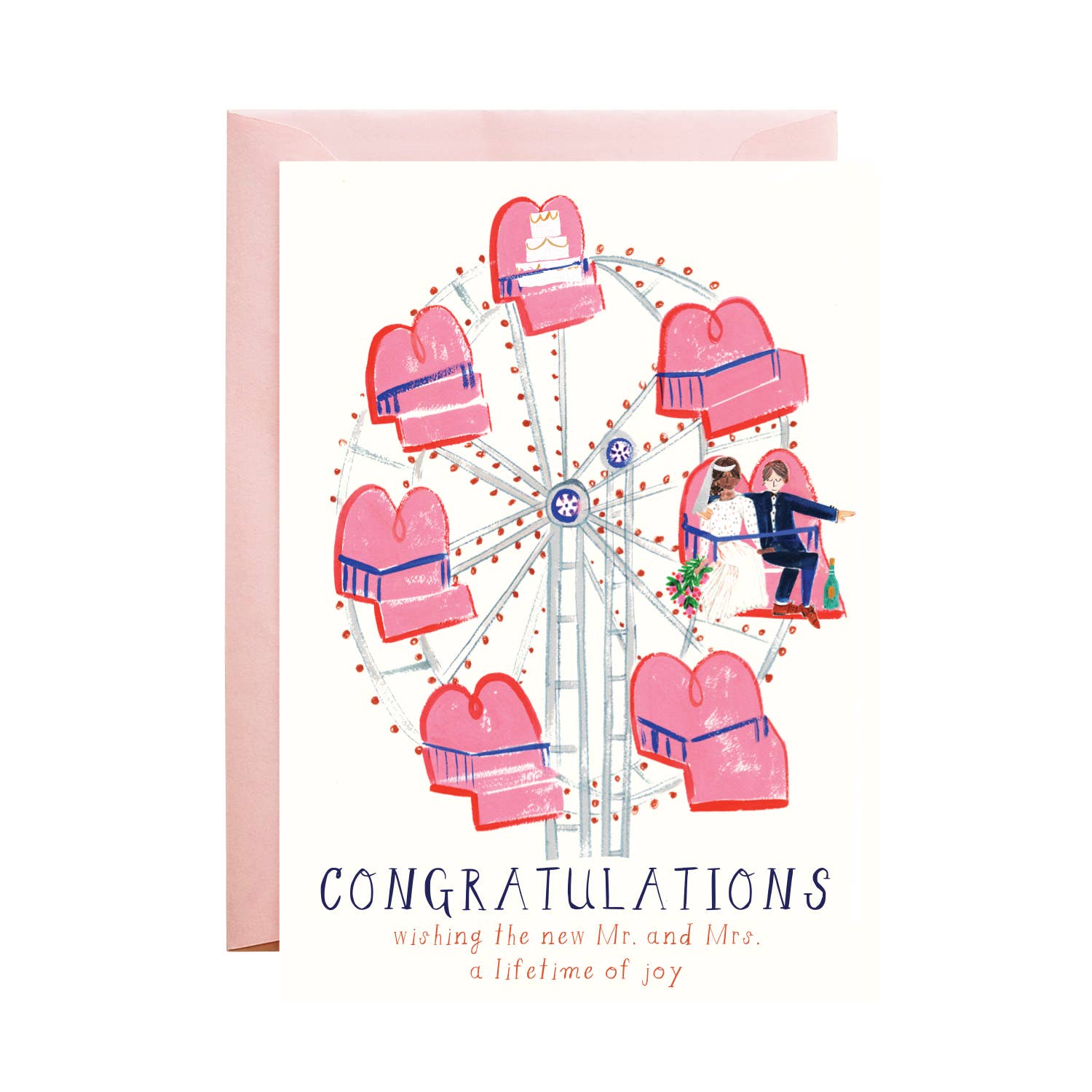 Ferris in Love - Wedding Greeting Card