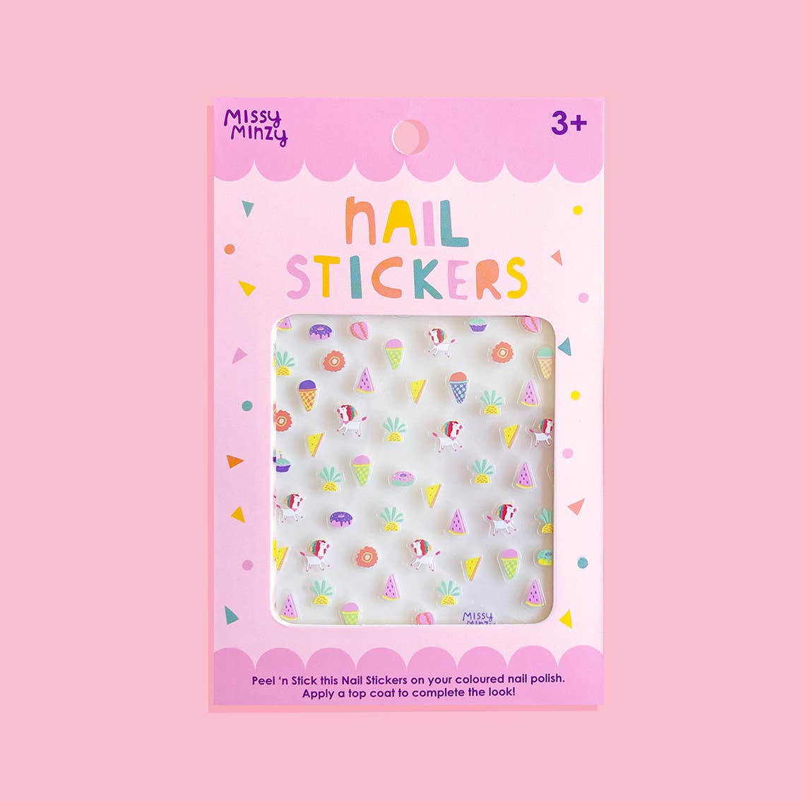 Unicorn and Icecream Nail Stickers