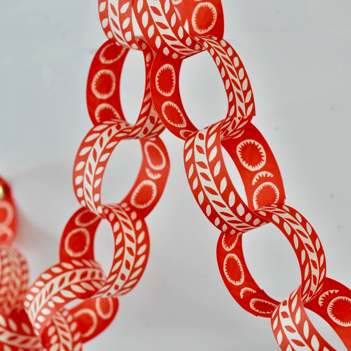 PRE ORDER - Red & White Paper Chain