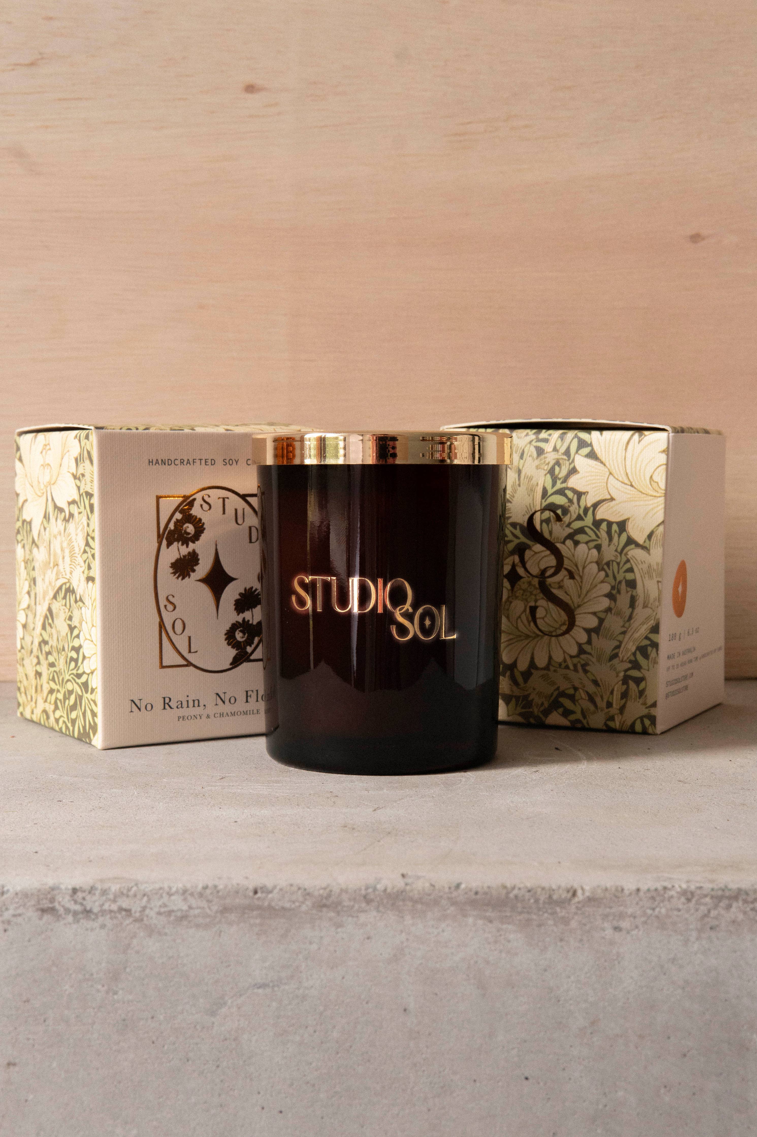 No Rain, No Flowers Candle | Peony + Chamomile