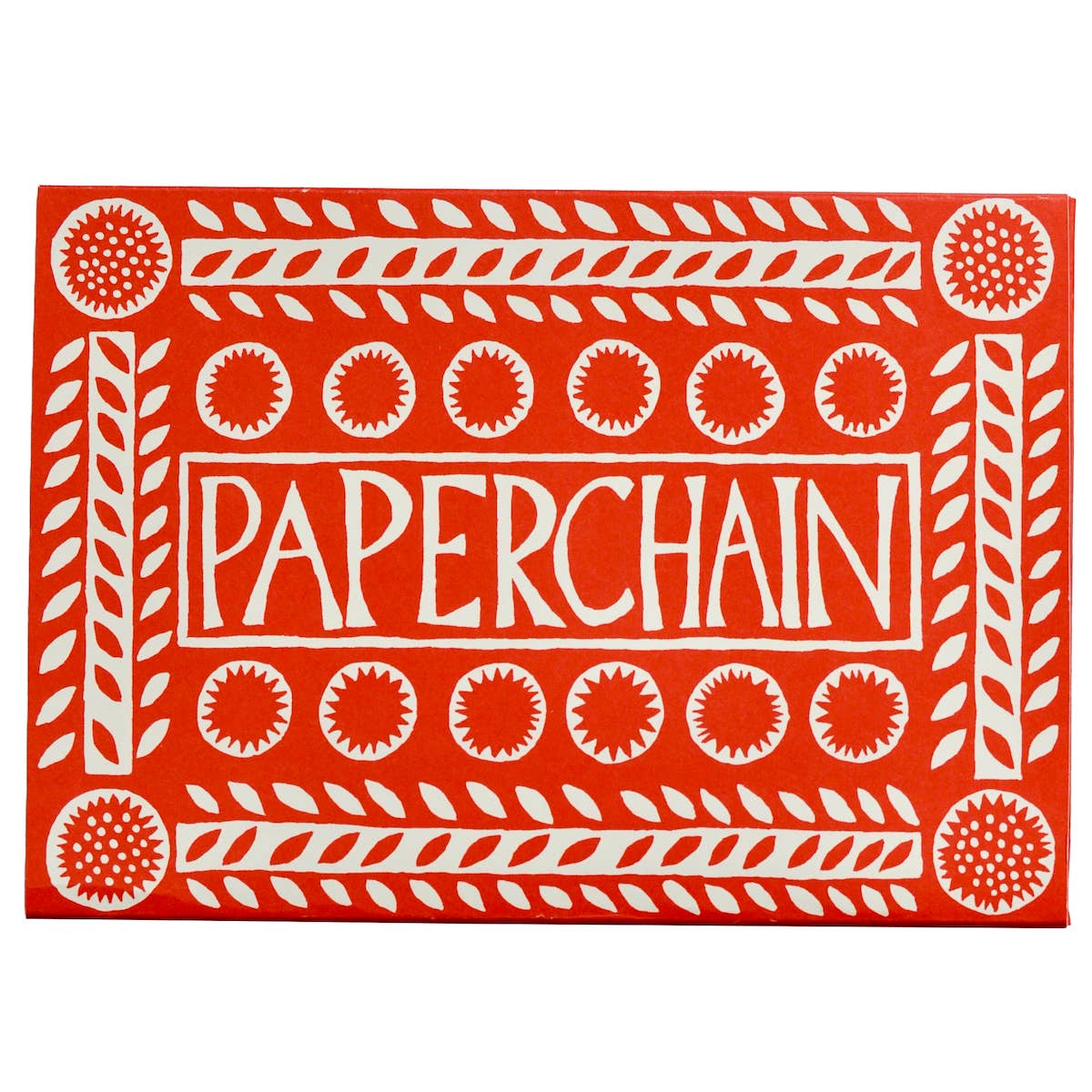 Cambridge Imprint paperchain kit 3 with patterned paper strips and finished paperchain