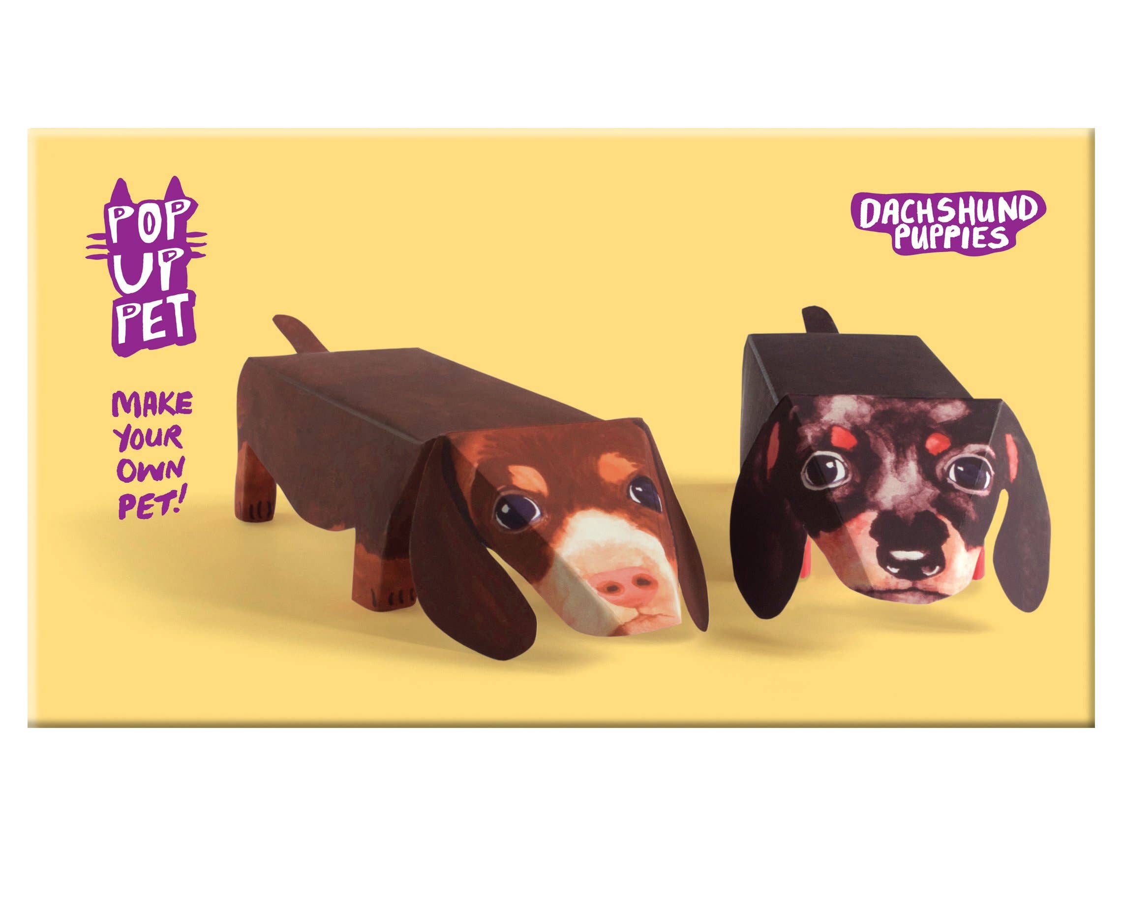 Pop Up Pet Dachshund Puppies – Paper Pet Gift