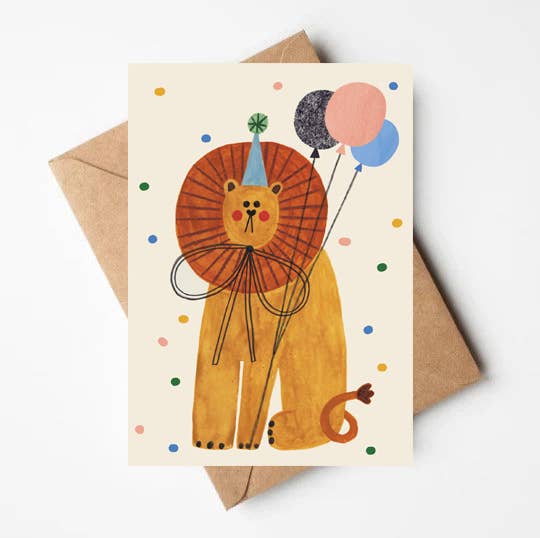 PARTY LION card