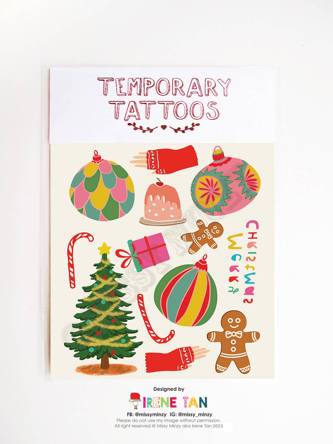 Christmas Temporary Tattoos