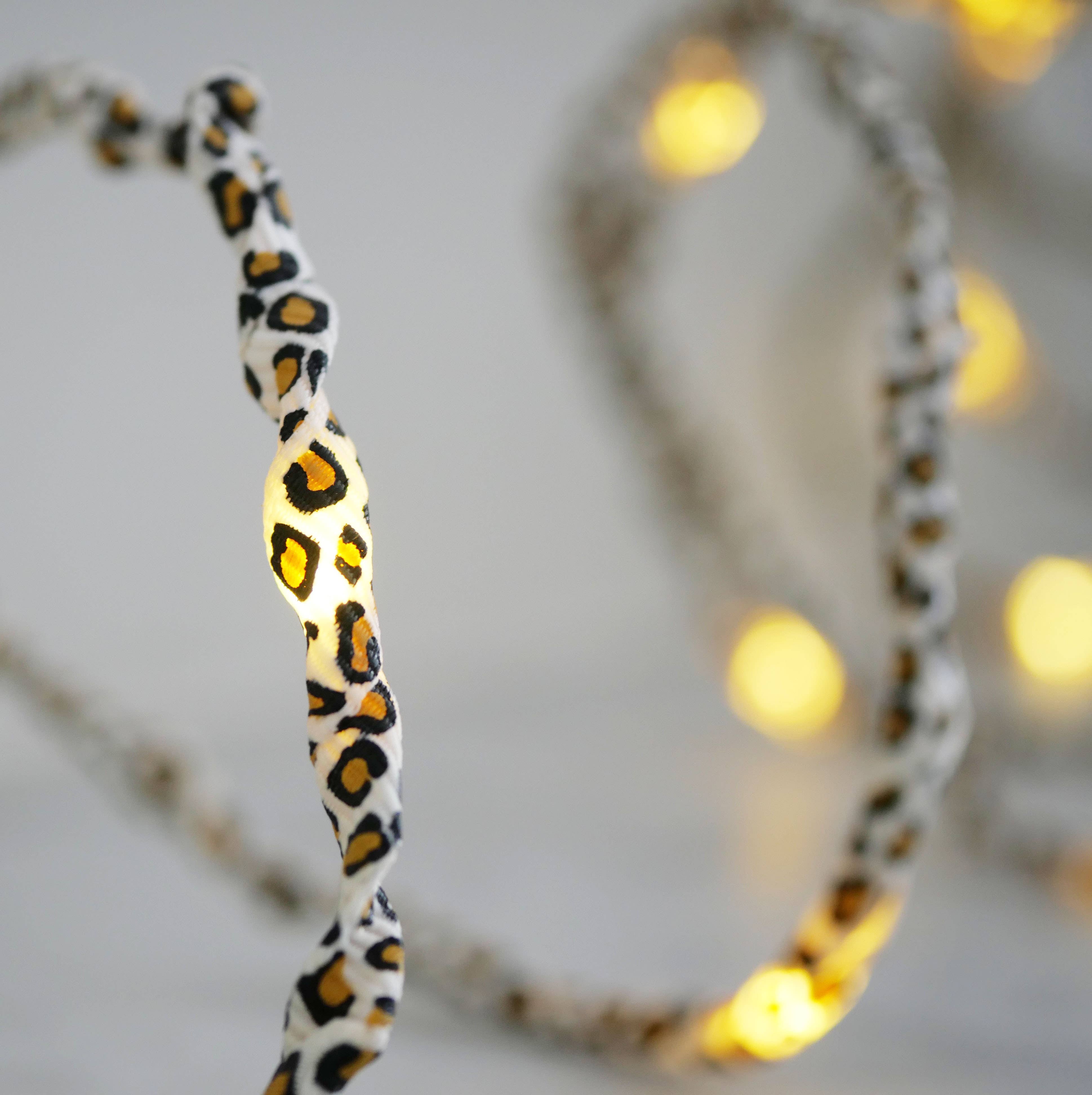 Leopard Print Fairy Light String