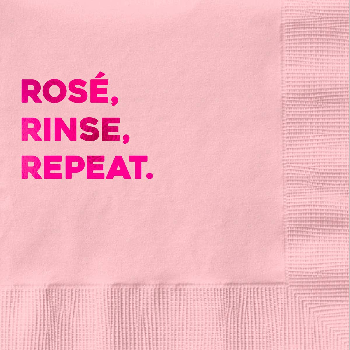 Rosé Cocktail Napkins