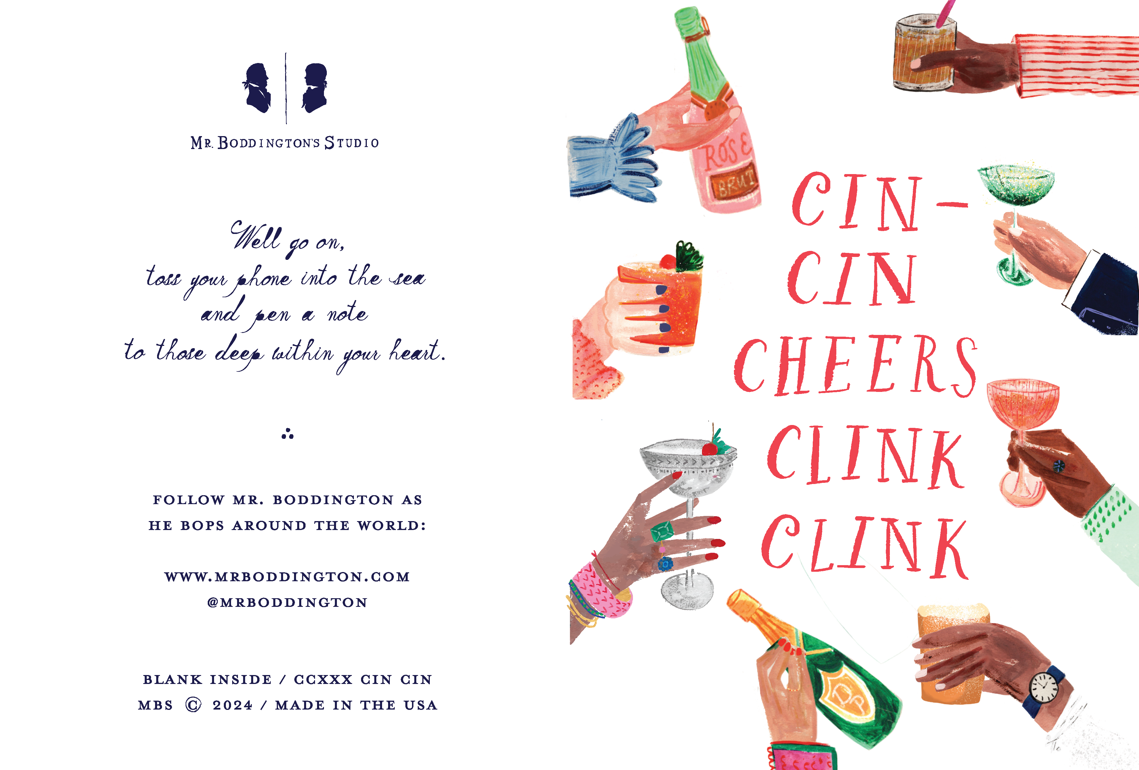 Cin Cin - Congrats Greeting Card