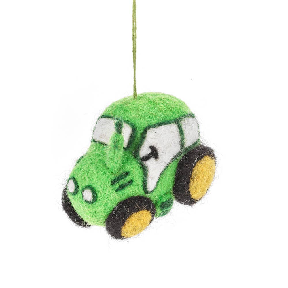 Tractor Christmas Ornament