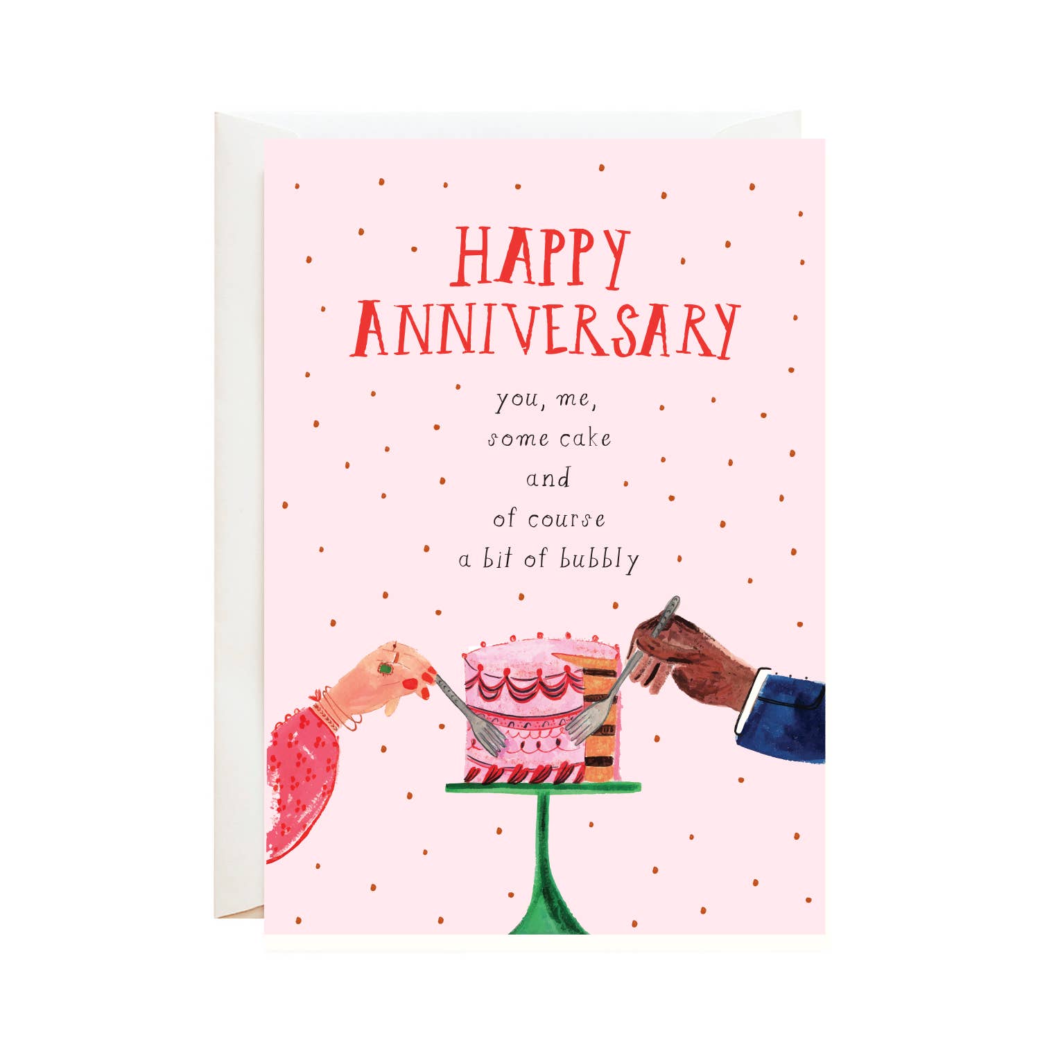 Two Forks - Anniversary Greeting Card