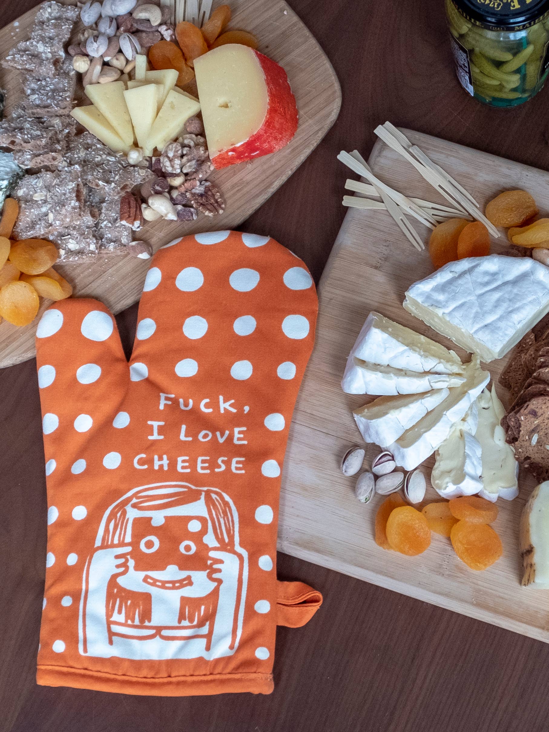 Oven Mitt - F*ck, I Love Cheese