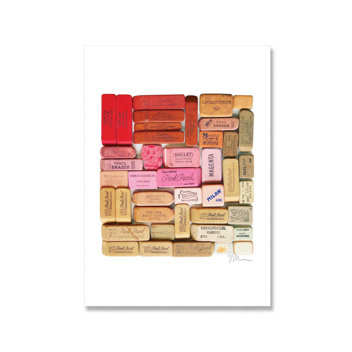 Eraser Arrangement No. 2 Postcard