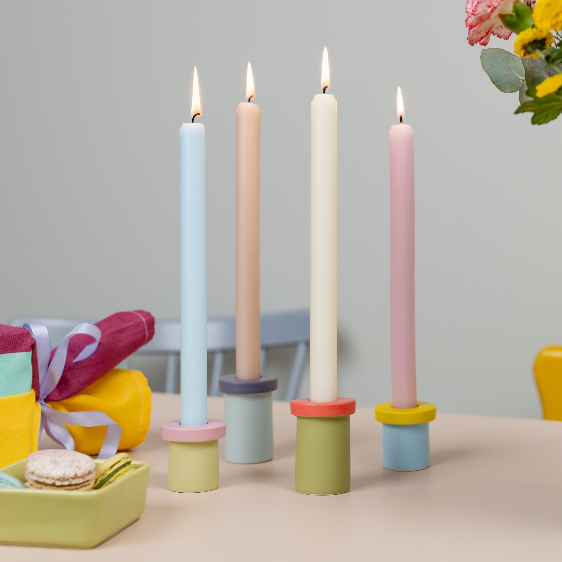 "Pippo" candle holders - set of 4